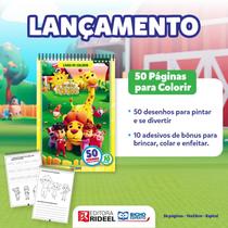 50 PAGINAS PARA COLORIR - TURMINHA PARAÍSO Espiral - C/ 10 adesivos - bicho esperto 50 PAGINAS PARA COLORIR - TURMINHA PARAÍSO Espiral - C/ 10 adesivos - bicho esperto