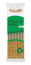 50 Palitos De Bambu Espeto Para Churrasco 25Cm