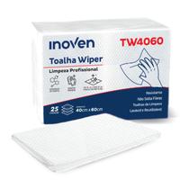 50 Pano Toalha para Limpeza Reutilizável Wiper 40x60cm