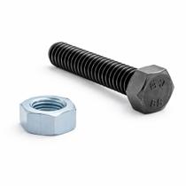 50 Parafusos Sextavado 8.8 RI 12x80 + 50 porcas Zincadas 50 Parafusos Sextavado 8.8 RI 12x80 + 50 porcas Zincadas