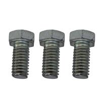 50 Parafusos Sextavado Grau 2 Zincado 3/8 x 3/4 50 Parafusos Sextavado Grau 2 Zincado 3/8 x 3/4