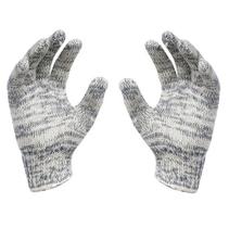 50 Pares Luva 6 Fios Tricotada Algodão e Poliéster Mesclada Para Trabalho Pesado Obras Proteção Pesca Lavoura Jardinagem