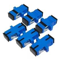 50 pçs Acoplador Adaptador de Fibra Óptico SC/PC Monomodo 50 pçs Acoplador Adaptador de Fibra Óptico SC/PC Monomodo