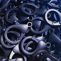 50 pçs Fecho Lagosta Acrílico Fosco 35mm Chaveiro Artesanato