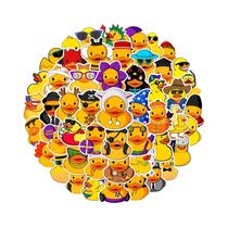 50 peças adesivos de pato, pato amarelo fofo para garrafas de água, adesivos de capacete de pato 50 peças adesivos de pato, pato amarelo fofo para garrafas de água, adesivos de capacete de pato