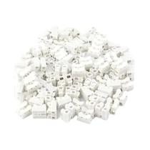 50 Peças Conectores CH2 De 2 Pinos 10A 220V De Encaixe Rápido Para Fiação Elétrica De Iluminação