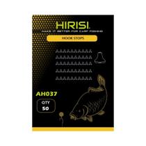 50 Peças De Acessórios De Pesca Em Borracha, Parada De Anzol, Terminal Tackle Hirisi AH036