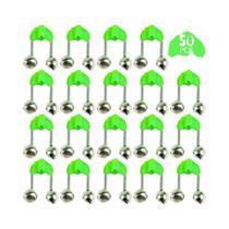 50 Peças De Alarmes De Pesca Com Clipe, Alerta De Mordida, Clipe De Plástico Para Vara De Pesca,