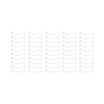 50 Peças De Brincos De Plástico Transparente DIY, Acessórios Modernos Para Uso Diário Feminino