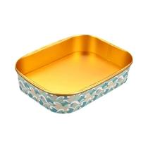 50 Peças De Caixas De Almoço Descartáveis Quadradas De Papel Grosso Com Boca Larga E Pratos Rasos