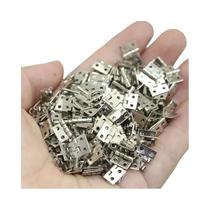 50 Peças De Dobradiças Mini Retrô Para Caixa De Madeira, Baú De Joias, Armário, Acessórios DIY, 8mm