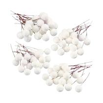 50 Peças De Enfeites De Natal Em Forma De Frutas Artificiais De 12cm Para Decoração De Casa,