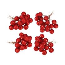 50 Peças De Enfeites De Natal Em Forma De Frutas Artificiais Para Decoração De Árvore E Casa,