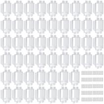 50 Peças de Extensores para Caixa de Tomada Elétrica BE1-2 com 100 Parafusos, Extensor para Caixa Elétrica de 1 Módulo, Acessórios para Interruptores e Tomadas