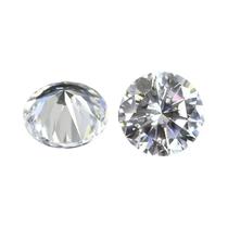 50 Peças de Zircônias Cúbicas Redondas (6mm) - Pedras para Joias