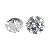 50 Peças de Zircônias Cúbicas Redondas (6mm) - Pedras para Joias