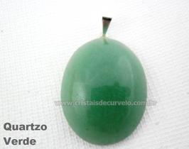 50 Pingentes de Cabochão de Quartzo Verde Natural - Pino Banhado a Prata 50 Pingentes de Cabochão de Quartzo Verde Natural - Pino Banhado a Prata