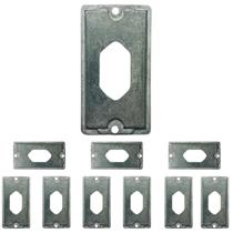 50 Placa Condulete Alumínio 3/4 1 Tomada Padrão Pb Sieg 50 Placa Condulete Alumínio 3/4 1 Tomada Padrão Pb Sieg