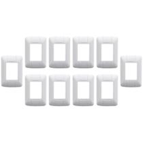 50 Placas 3 Módulos Juntos Cor Branca 4x2 Pol. Tramontina