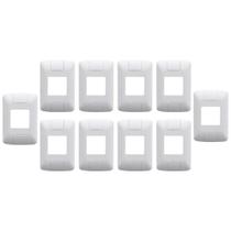 50 Placas 4x2 Branca C/ 2 Módulos Juntos Tramontina Aria