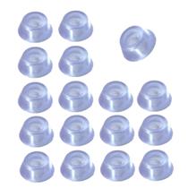 50 Plaqueta De Silicone Pé Madeira