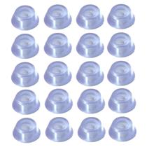 50 Plaqueta De Silicone Pé Madeira