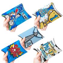 50 Porta Bombom Caixinhas Dia Dos Pais Caixa Almofada - 1 50 Porta Bombom Caixinhas Dia Dos Pais Caixa Almofada - 1