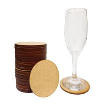 50 Porta Copos Apoio P/ Proteger Móveis Cozinha Suportes Kit