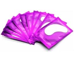 50 Protetor De Pálpebra Gel Alongamento Cílios Patch Pad