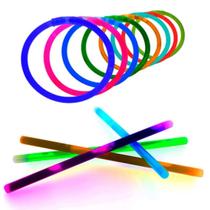 50 Pulseira Neon Festa Balada Aniversario 15 Anos Carnaval