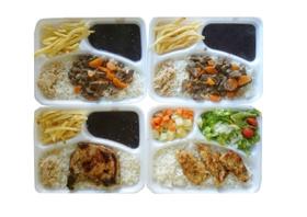 50 Quentinha De Isopor 3 Divisórias M1200 Sem Tampa (1Cx) 50 Quentinha De Isopor 3 Divisórias M1200 Sem Tampa (1Cx)