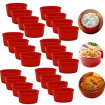 50 Ramekins Mini Plástico 50ml Potinho Dorama Ramequim Ramecan branco preto e vermelho 50 Ramekins Mini Plástico 50ml Potinho Dorama Ramequim Ramecan branco preto e vermelho