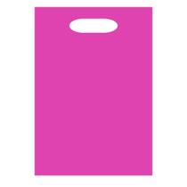 50 Sacolas Plásticas - 16X20 / 20X30 / 25X35 / 30X40 / 40X50 - Boca de Palhaço / Alça Vazada - Loja