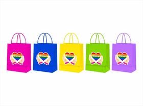 50 Sacolinhas Pride LGBTQIA+ - Produto artesanal
