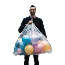 50 sacos 75 cm x 100 cm para transporte de balões