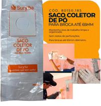 50 Sacos Coletor De Pó Para Broca Até 65mm Suryha