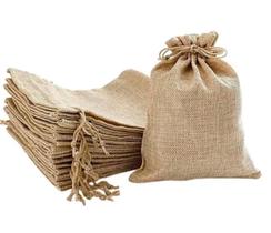 50 Sacos De Juta 7x9 Artesanato Lembrancinha Presente Festa