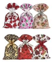 50 Sacos de Presente 20x29cm Embalagem Decorativa, Prática e Resistente para Presentes e Lembrancinhas