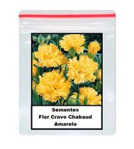50 Sementes De Flor Cravo Chabaud Amarelo