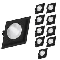 50 Spot Embutir Recuado Par30 E27 Preto Save Energy Quadrado 50 Spot Embutir Recuado Par30 E27 Preto Save Energy Quadrado