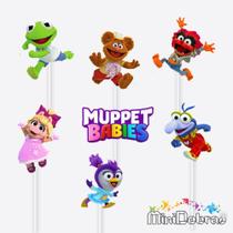 50 Tags no Palito para Docinhos Muppet Babies