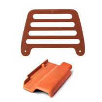 50 Tapa Vão Telha Colonial Quandrada Duplan Cerâmica Marrom