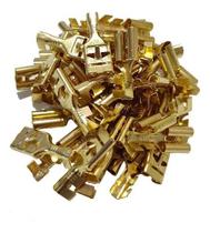 50 Terminais Encaixe Fêmea 9,7mm Com Trava 50 Terminais Encaixe Fêmea 9,7mm Com Trava