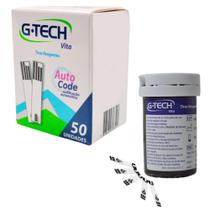 50 Tiras Medir Glicose Glicemia Fita Vita