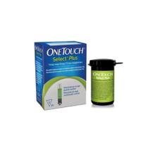 50 Tiras reagentes de glicemia ONETOUCH SELECT PLUS - 1 TUBETE COM 50 UNIDADES