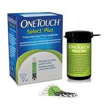 50 Tiras reagentes de glicemia ONETOUCH SELECT PLUS - 1 TUBETE COM 50 UNIDADES - LIFESCAN