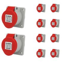 50 Tomada Embutir Newkon 16A 3P+T Steck 380/440V IP44 N4046