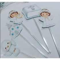 50 topper tag plaquinha para doces festa aniversário comemoração batizado anjinho roupa branca