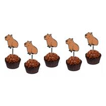 50 topper tag plaquinha para doces festa aniversário comemoração capivara 50 topper tag plaquinha para doces festa aniversário comemoração capivara