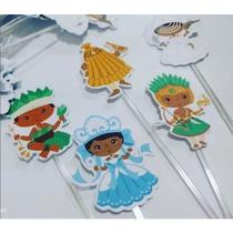 50 topper tag plaquinha para doces festa aniversário comemoração orixás
